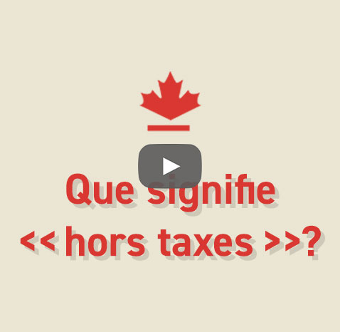 Que signifie «hors taxes»?